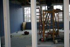 Second Floor - New Exercise Room Wall and Beams